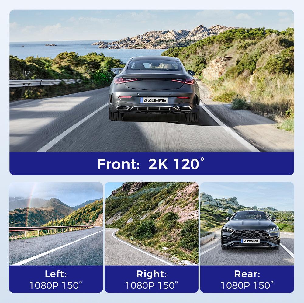 AZDOME M660 4CH Dash Cam 2K with Smart Voice Control 128GB eMMC 24H Parking Mode - Image 4