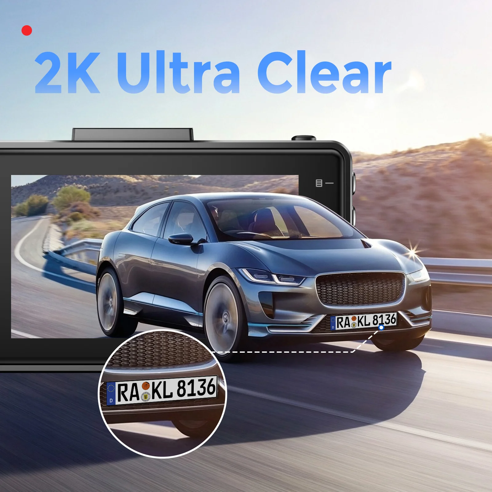 AZDOME M27 1CH Dash Cam 2K with  3" Display 24H Parking Mode - Image 3