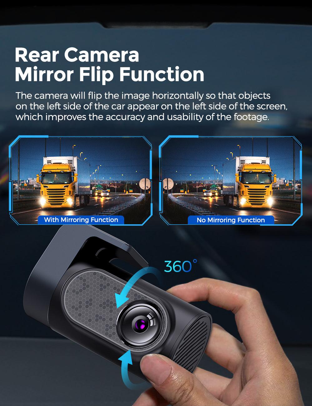 AZDOME M550 Pro 2CH Dash Cam 4K with  3.19'' Screen IR Night Vision 24H Parking Mode - Image 8