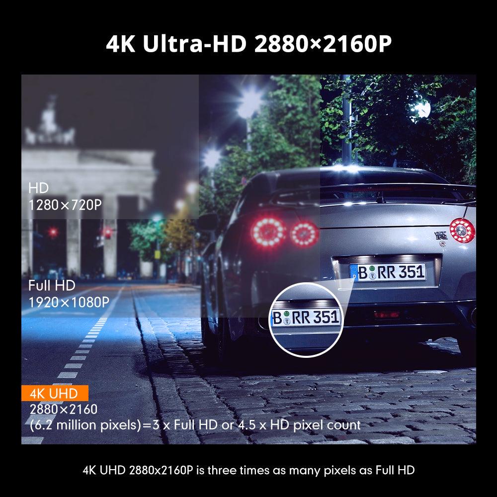 AZDOME GS63H 1CH Dash Cam 4K with Super Night Vision and Built in WiFi - Image 3